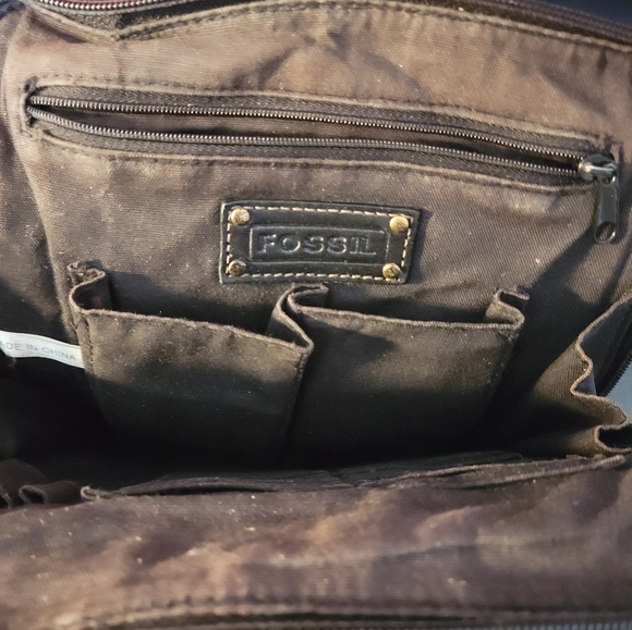 Fossil Leather Crossbody Bag ZB 8944 - Picture 4 of 5